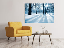 Load image into Gallery viewer, Canvas print The Forest Without Tracks In The Snow
