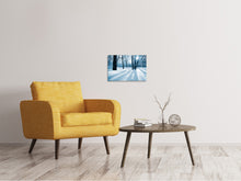 Load image into Gallery viewer, Canvas print The Forest Without Tracks In The Snow
