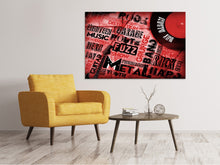 Load image into Gallery viewer, Canvas print Writings Music Grunge

