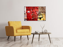 Load image into Gallery viewer, Canvas print Music Text In Grunge Style
