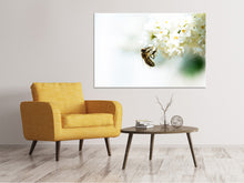 Load image into Gallery viewer, Canvas print The Bumblebee And The Flower
