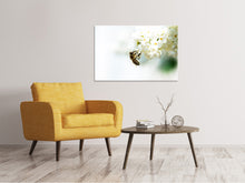 Load image into Gallery viewer, Canvas print The Bumblebee And The Flower
