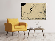 Load image into Gallery viewer, Canvas print Woman Portrait In Grunge Style
