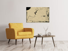 Load image into Gallery viewer, Canvas print Woman Portrait In Grunge Style
