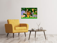 Load image into Gallery viewer, Canvas print Jungle King
