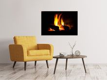 Load image into Gallery viewer, Canvas print The Fireplace
