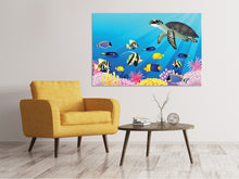 Load image into Gallery viewer, Canvas print Children`s Underwater World
