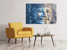 Load image into Gallery viewer, Canvas print Buddha in Rock
