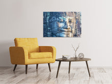 Load image into Gallery viewer, Canvas print Buddha in Rock
