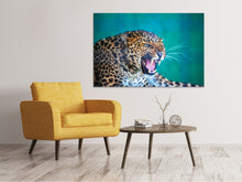 Load image into Gallery viewer, Canvas print Attention Leopard

