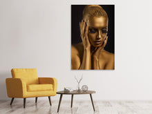 Load image into Gallery viewer, Canvas print Gold-Face
