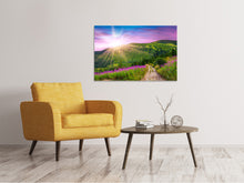 Load image into Gallery viewer, Canvas print A Summer Landscape At Sunrise
