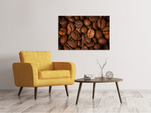 Load image into Gallery viewer, Canvas print Close Up Coffee Beans
