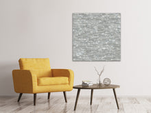 Load image into Gallery viewer, Canvas print Stone Wall In Gray
