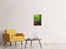 Load image into Gallery viewer, Canvas print Wood Stairs
