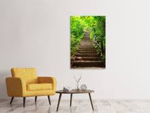 Load image into Gallery viewer, Canvas print Wood Stairs
