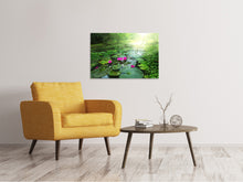 Load image into Gallery viewer, Canvas print Garden Pond
