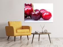 Load image into Gallery viewer, Canvas print Cherries
