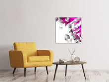 Load image into Gallery viewer, Canvas print 3D Crystals Pink
