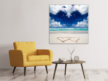 Load image into Gallery viewer, Canvas print Beach Love
