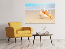 Load image into Gallery viewer, Canvas print The Shell On The Beach
