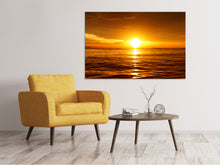 Load image into Gallery viewer, Canvas print Glowing Sunset On The Water
