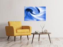 Load image into Gallery viewer, Canvas print Abstract Blue Wave
