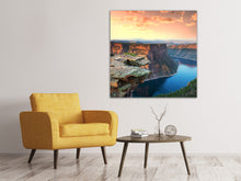Load image into Gallery viewer, Canvas print Sunset Rocky Mountains
