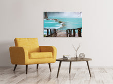 Load image into Gallery viewer, Canvas print House At Waterfall
