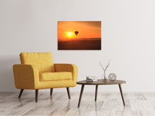 Load image into Gallery viewer, Canvas print Hot Air Balloon At Sunset
