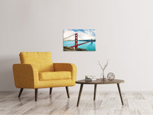 Load image into Gallery viewer, Canvas print Red Golden Gate Bridge

