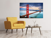 Load image into Gallery viewer, Canvas print The Golden Gate Bridge At Sunset
