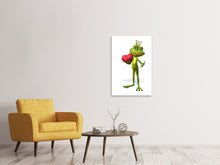 Load image into Gallery viewer, Canvas print Frog King
