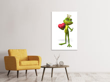 Load image into Gallery viewer, Canvas print Frog King
