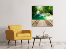 Load image into Gallery viewer, Canvas print Waterfall Thailand
