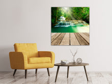 Load image into Gallery viewer, Canvas print Waterfall Thailand
