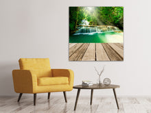 Load image into Gallery viewer, Canvas print Waterfall Thailand
