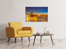 Load image into Gallery viewer, Canvas print Skyline NY Williamsburg Bridge
