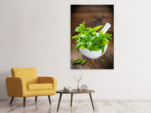 Load image into Gallery viewer, Canvas print Fresh Basil
