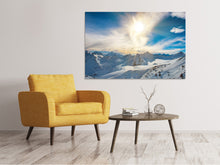 Load image into Gallery viewer, Canvas print Over The Snowy Peaks
