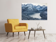 Load image into Gallery viewer, Canvas print Photo Wallaper Mountains In Monochrome
