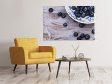 Load image into Gallery viewer, Canvas print Blueberries
