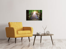 Load image into Gallery viewer, Canvas print The Bridge In The Forest
