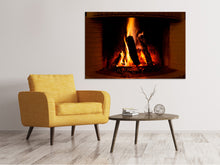 Load image into Gallery viewer, Canvas print Fire In The Chimney
