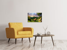 Load image into Gallery viewer, Canvas print Swiss Mountains In Summer
