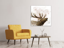 Load image into Gallery viewer, Canvas print Elk Painting
