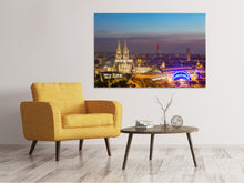 Load image into Gallery viewer, Canvas print Skyline Cologne Cathedral At Night
