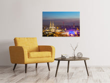 Load image into Gallery viewer, Canvas print Skyline Cologne Cathedral At Night

