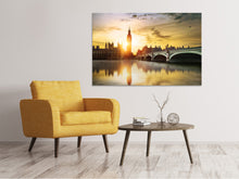 Load image into Gallery viewer, Canvas print Skyline Big Ben In Sunset
