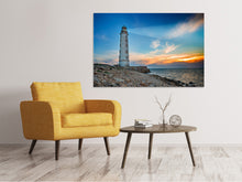 Load image into Gallery viewer, Canvas print Sunset At The Lighthouse
